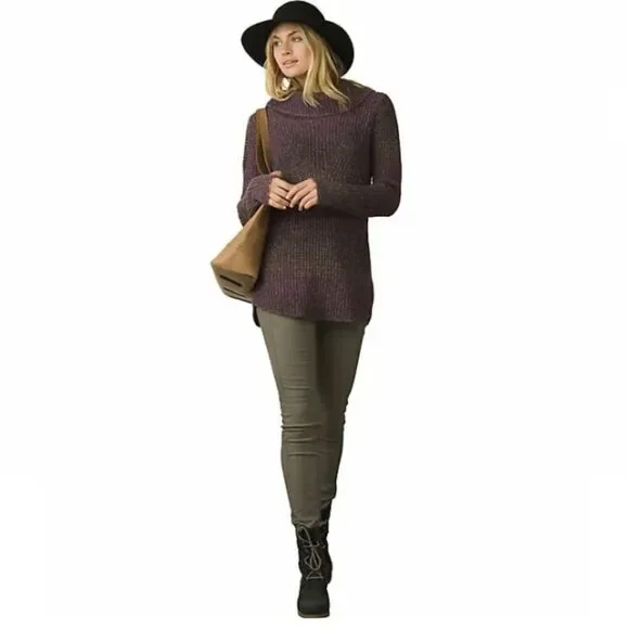 Prana Jenna Women's Pants Outdoor Cargo Green Mid Rise Slim Skinny Leg (Size10) - Picture 2 of 13